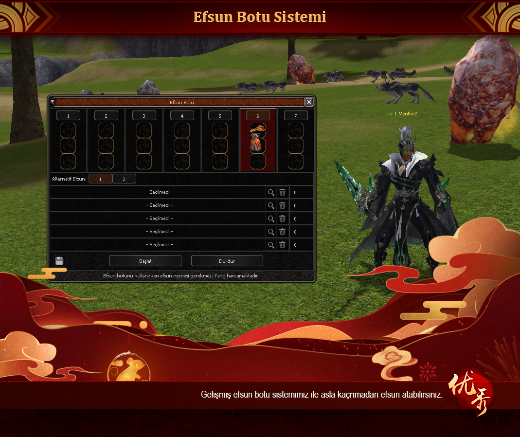 Menthe2, Menthe2 pvp