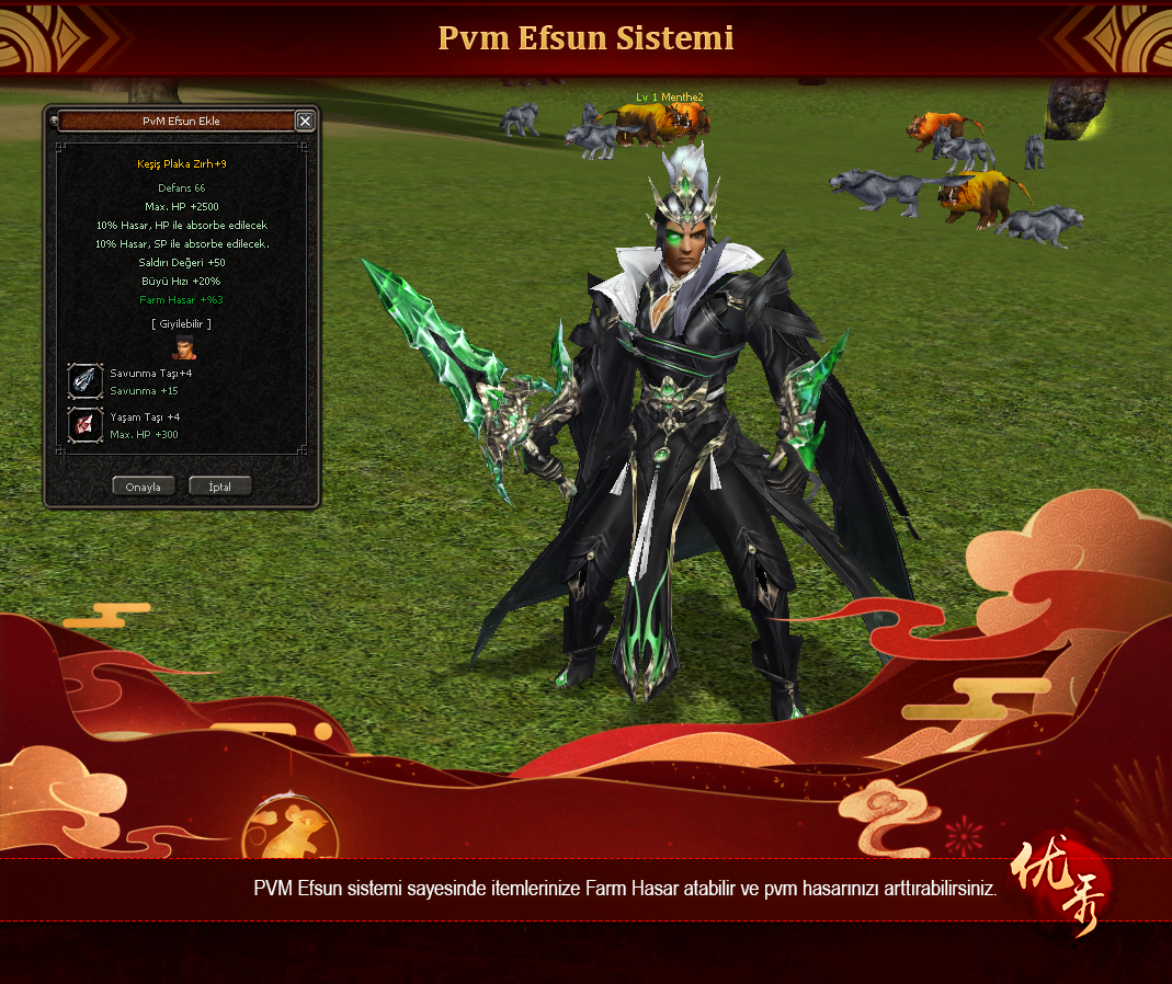 Menthe2, Menthe2 pvp